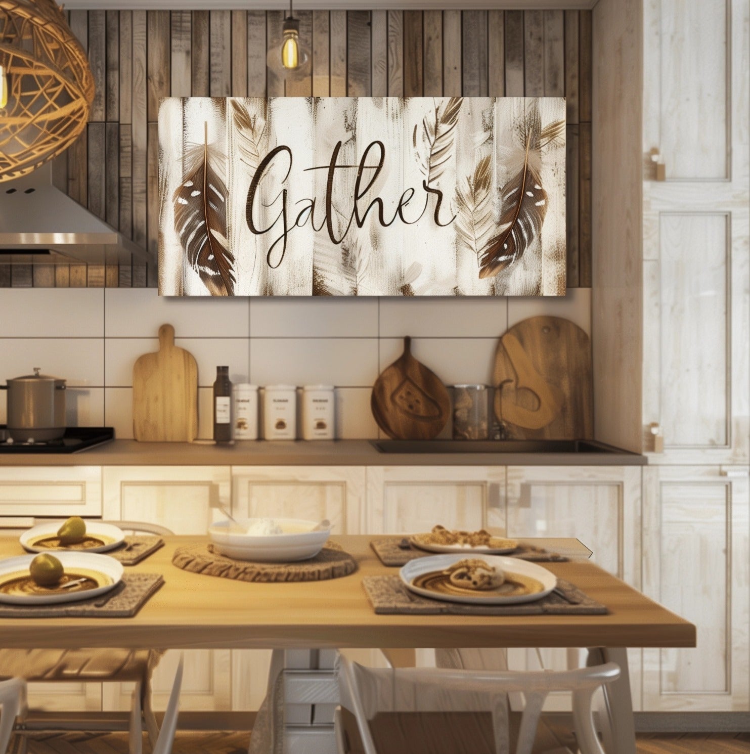 Hot Sale! Family Wall Art - Gather V15 for Your Home Decor
