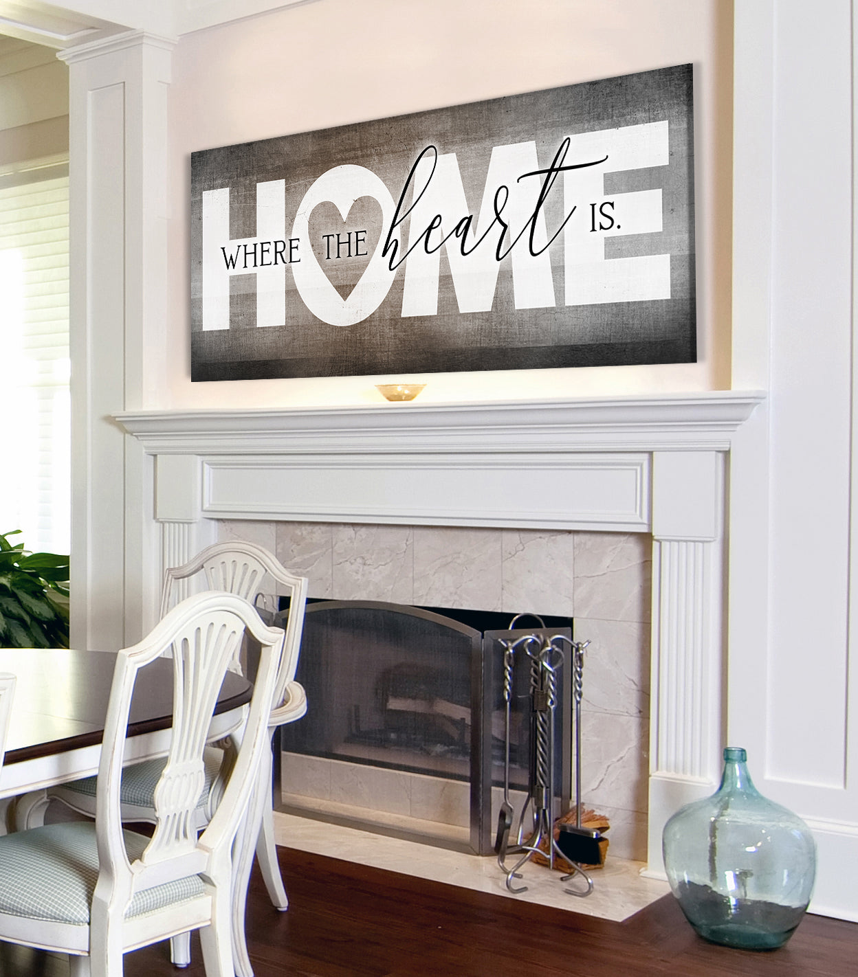 Ready-to-Hang 'Home Where The Heart Is' Wall Art (Wood Frame) - Buy 2, Save 20%