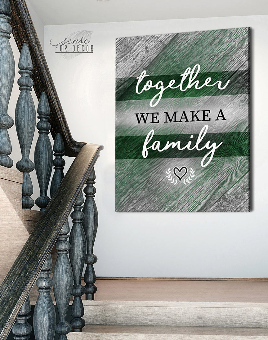 High - Quality Wood - Framed Family Wall Art V3: Ready To Hang