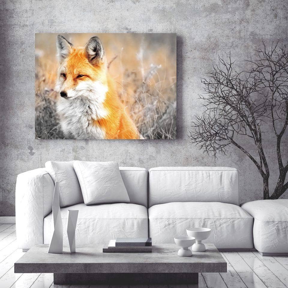 Ready-to-Hang Fox Animal Wall Art with Wood Frame - Buy 2, Save 20%