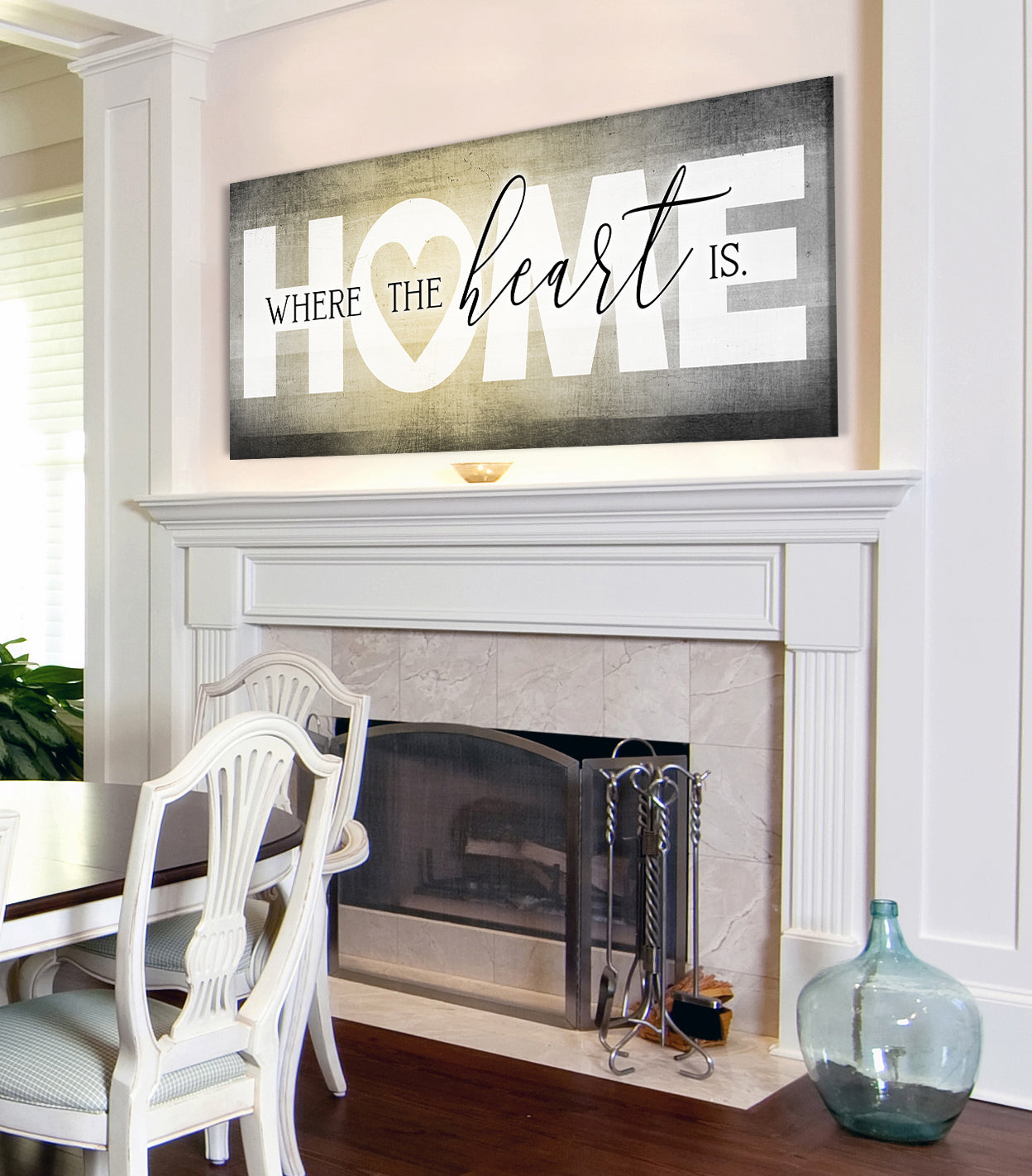 Ready-to-Hang 'Home Where The Heart Is' Wall Art (Wood Frame) - Buy 2, Save 20%