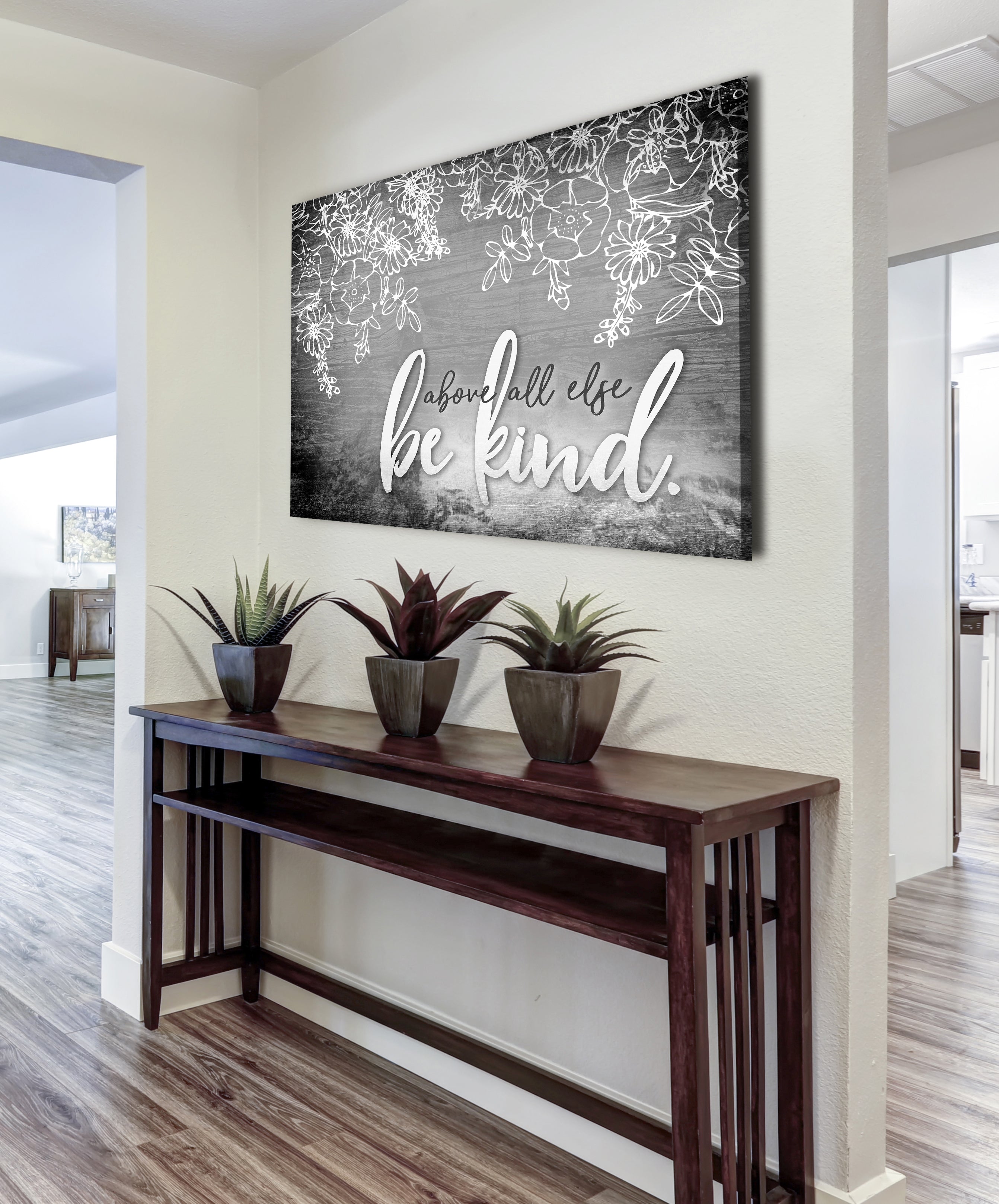 Buy 2, Save 20%! Above All Else Be Kind Home Wall Art (Wood Frame, Ready To Hang)