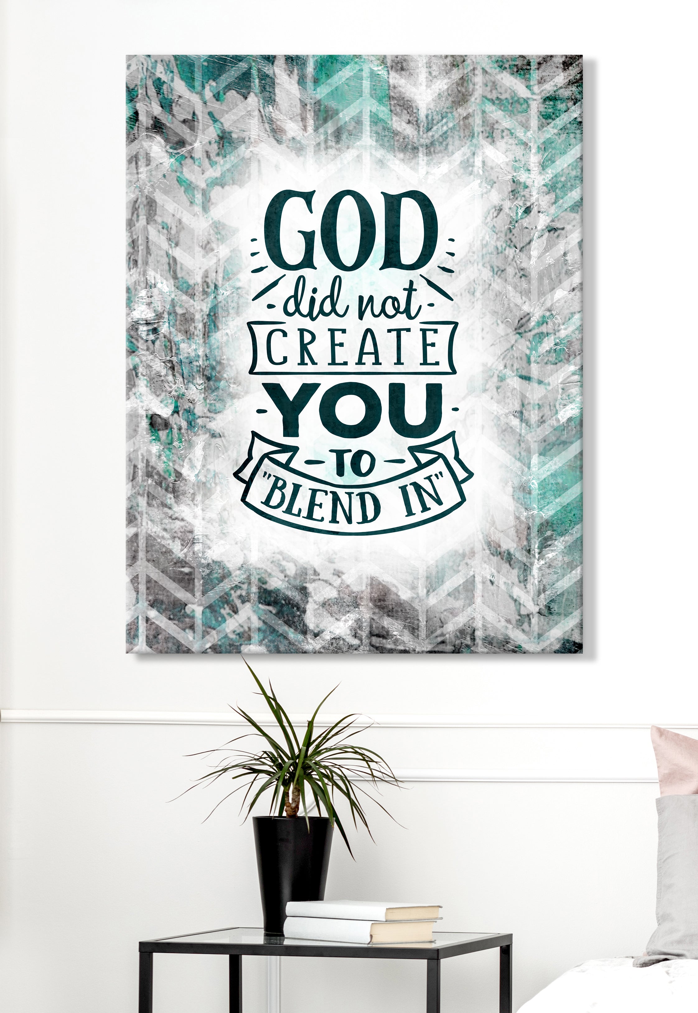Christian Wall Art: Stand Out with God's Message (Wood Frame, Ready to Hang) - Buy 2 Save 20%