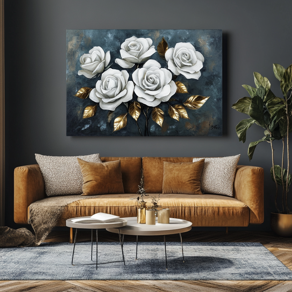 Nature Wall Art: Floral Symphony V9