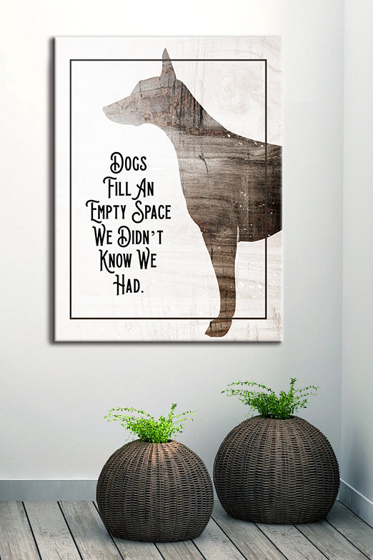 Hot Deal! Ready-to-Hang Wood-Frame Dog Pet Wall Art