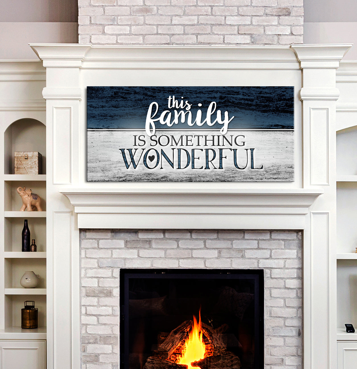 Amazing Family Wall Art: 'This Family is Something Wonderful' with Wood Frame, Ready to Hang - Buy 2 Get 20% Off!