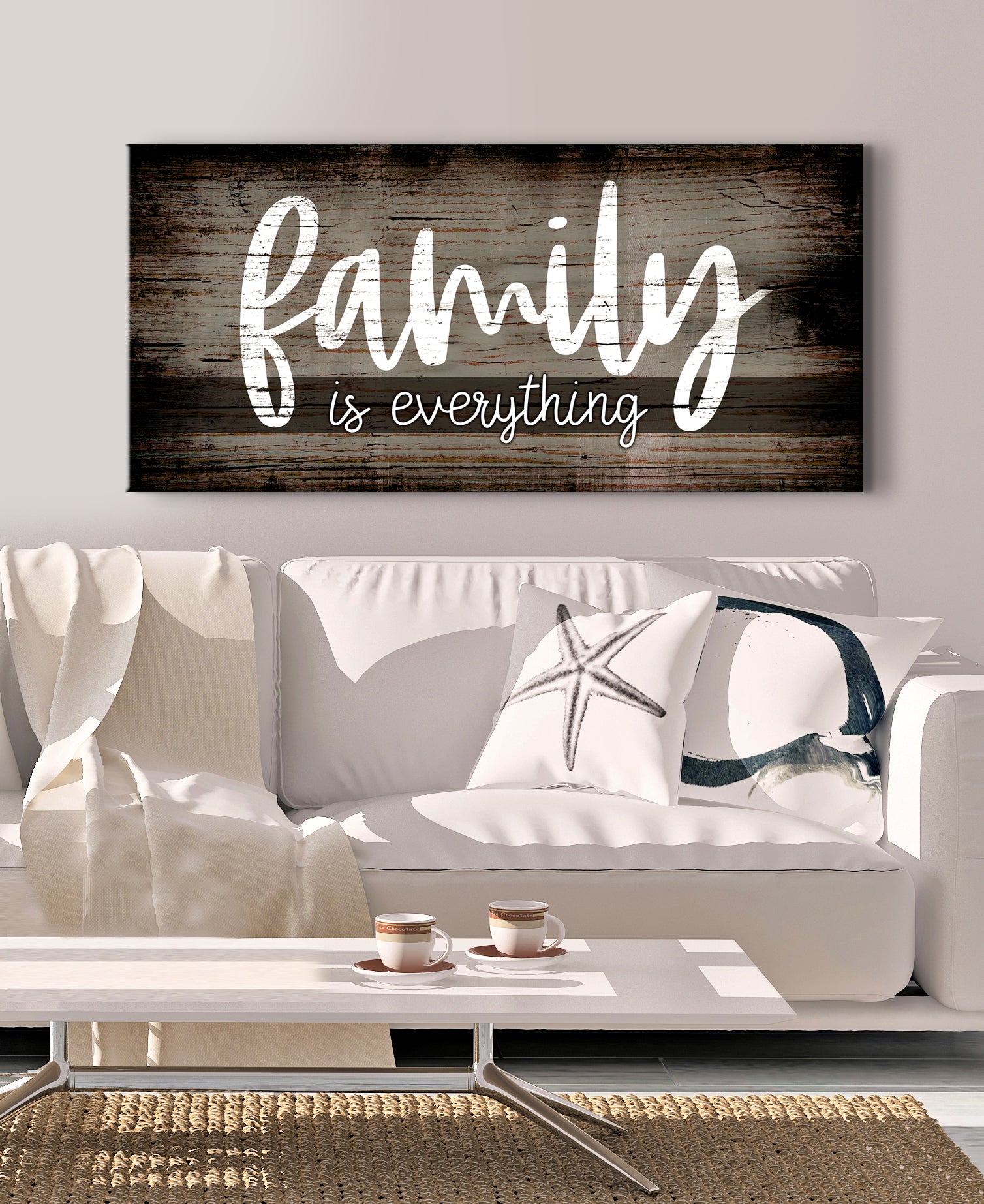 Hot Deal! Family Wall Art V7 - Wood Frame, Ready To Hang