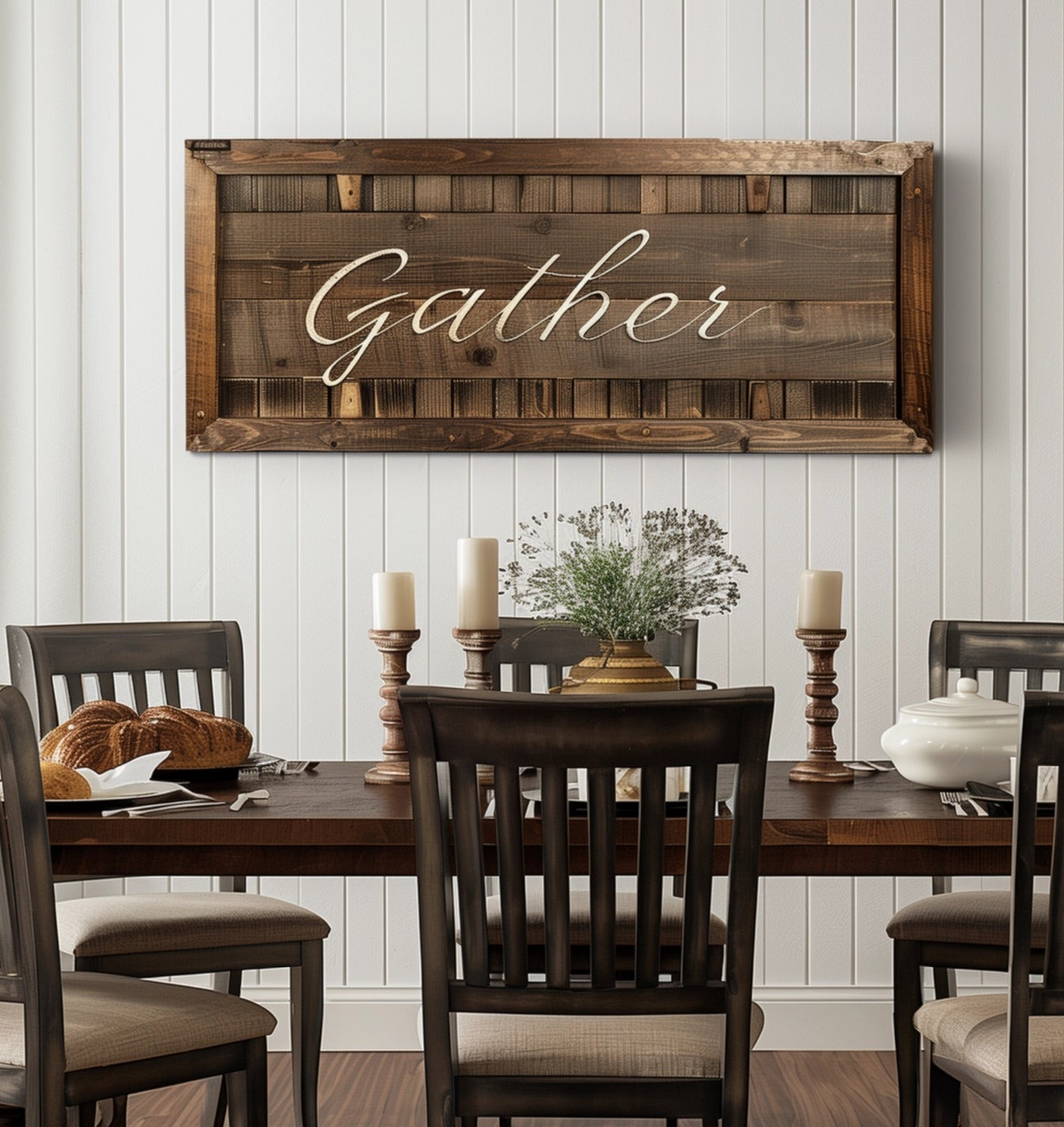 Hot! Christian Wall Art - Gather V19