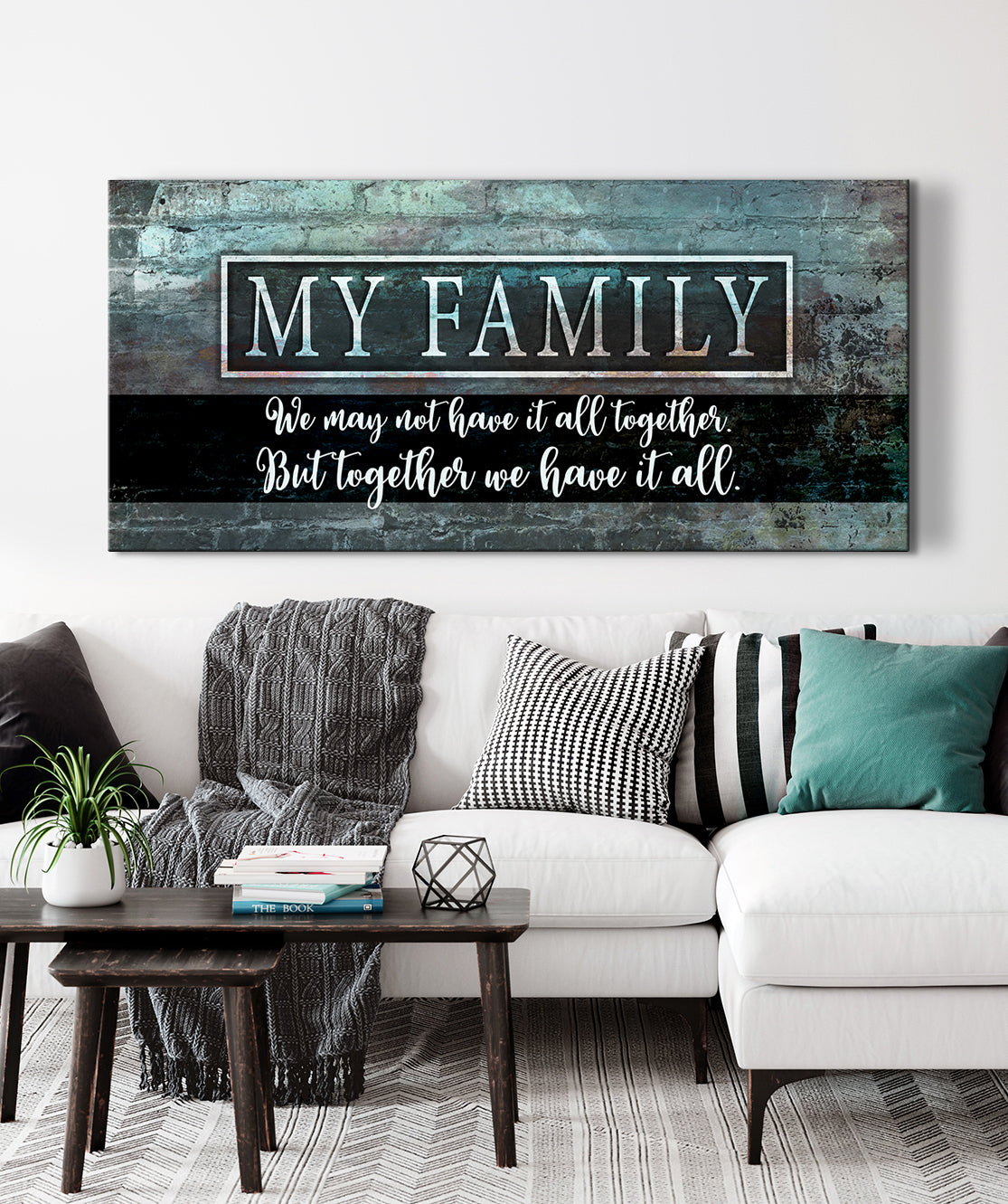 Family Wall Art - Family Have It All V4 with Wood Frame, Ready to Hang! Buy 2 Save 20%