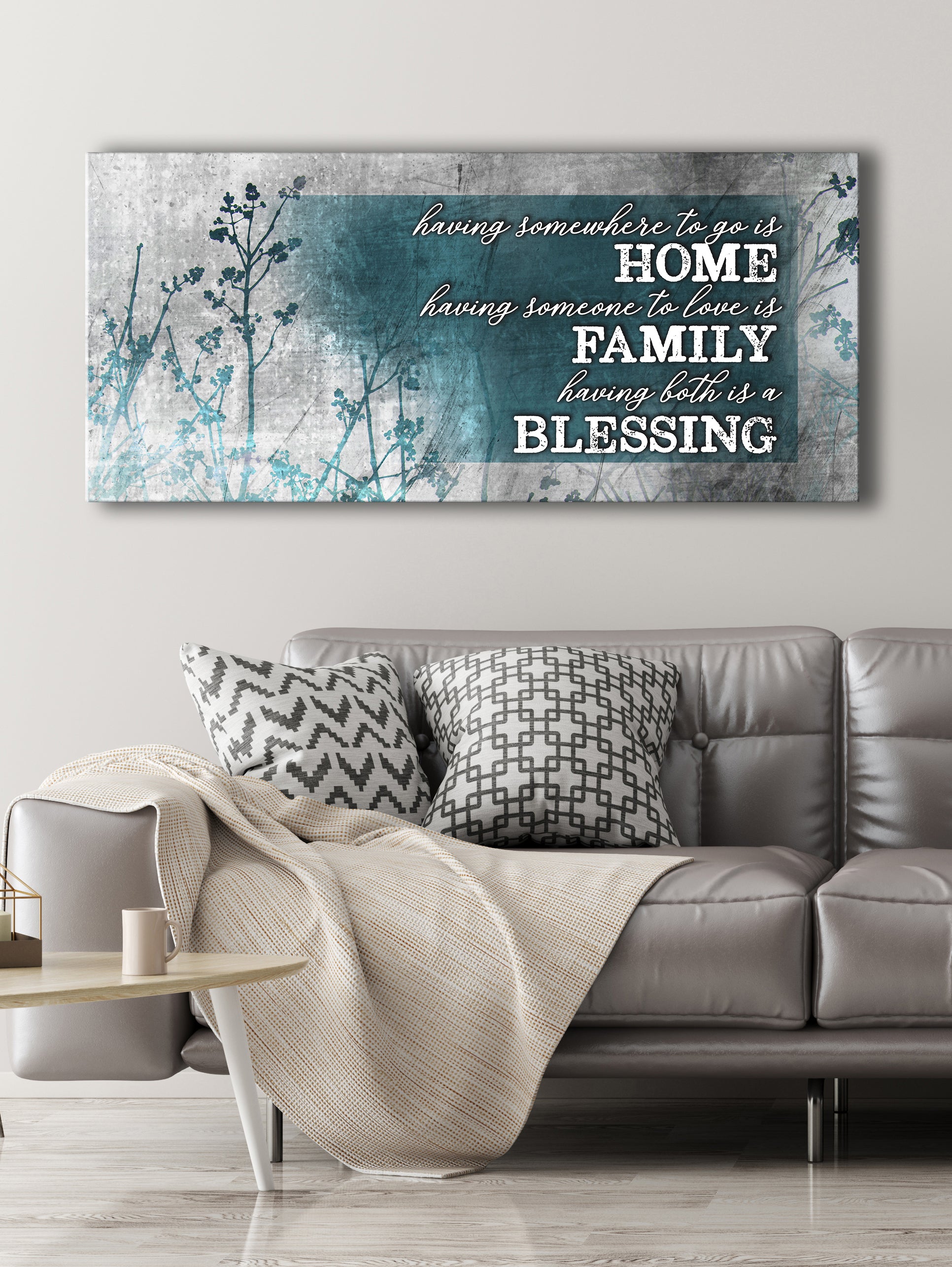 Hot Deal! Christian Home Blessing Family Wall Art with Wood Frame, Ready to Hang