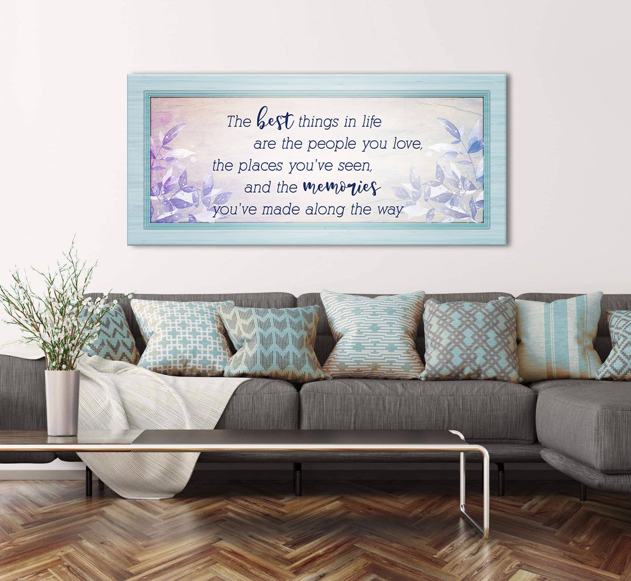 Best Things In Life V6 Home Wall Art - Wood Frame, Ready To Hang! Buy 2, Save 20%