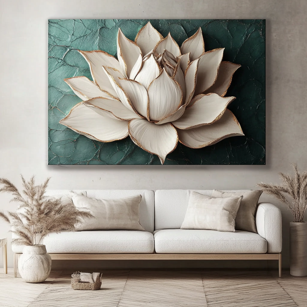 Hot Deal: Lotus Blooms Home Wall Art