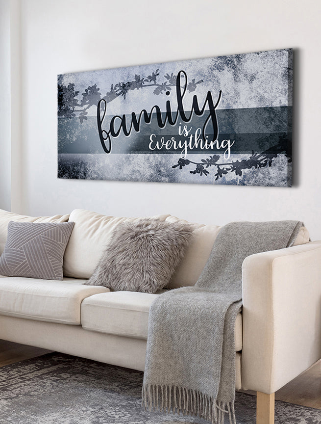 Exclusive Family Wall Art - 'Family Is Everything V3' with Wood Frame, Ready to Hang! Buy 2 Save 20%